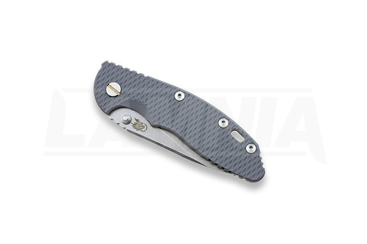 Navalha Hinderer XM-18 3,5" Non-flipper Slicer, Ti bronze, cinza