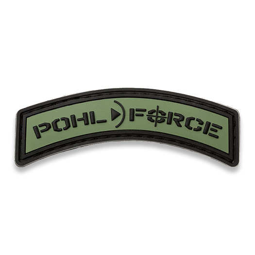 Ραφτό σήμα Pohl Force 3D rubber patch, λαδί