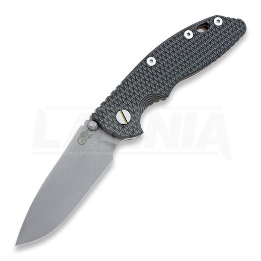 Saliekams nazis Hinderer XM-18 3,5" Non-flipper Slicer WF, green/black