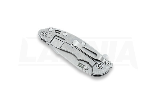 Hinderer XM-18 3,5" 20CV Harpoon Spanto 折り畳みナイフ, 黒