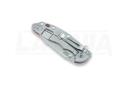 Briceag Hinderer XM-18 3,5" 20CV Harpoon Spanto, portocaliu