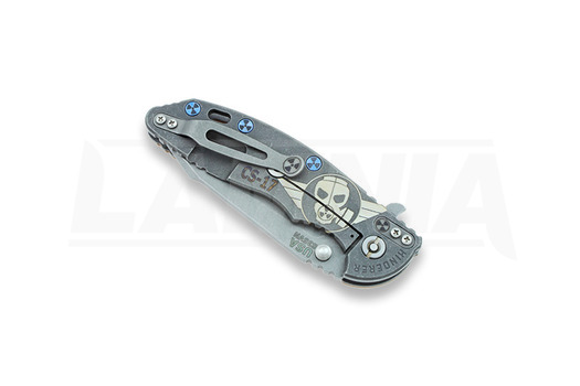 มีดพับ Hinderer XM-18 3,5 Fatty Harpoon Tanto Containment, น้ำตาล