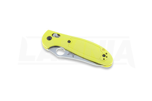 Benchmade Mini-Griptilian 折り畳みナイフ, 空隙, 黄色 555HG-YEL