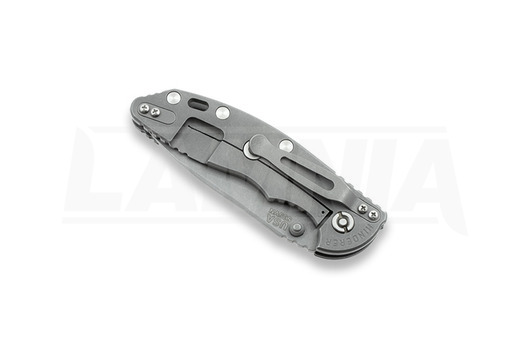 Hinderer XM-18 3,5" Non-flipper Slicer WF összecsukható kés, blue/black