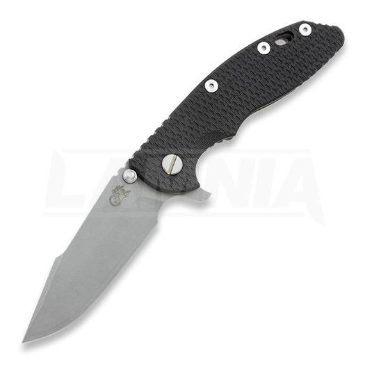 Hinderer XM-18 3,5" 20CV Harpoon Spanto összecsukható kés, black/bronze Ti