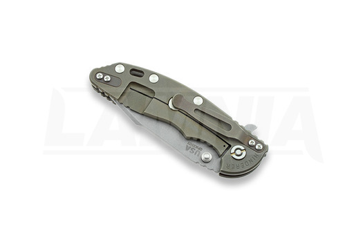 Hinderer XM-18 3,5" 20CV Harpoon Spanto összecsukható kés, black/bronze Ti