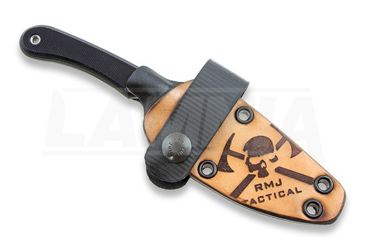 RMJ Tactical Sparrow 刀, hybrid sheath, black/OD