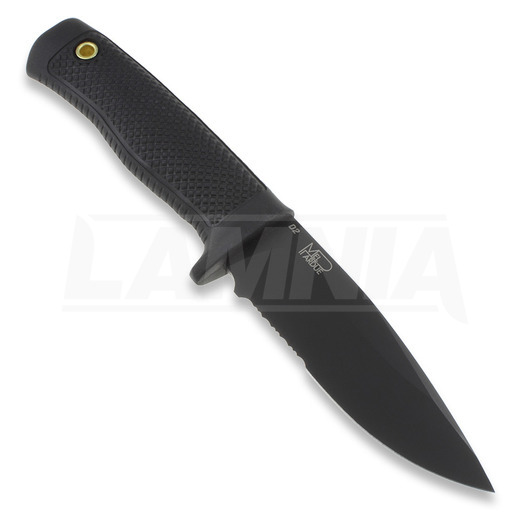 Benchmade Rant Drop Point kniv, svart, tandad 515SBK