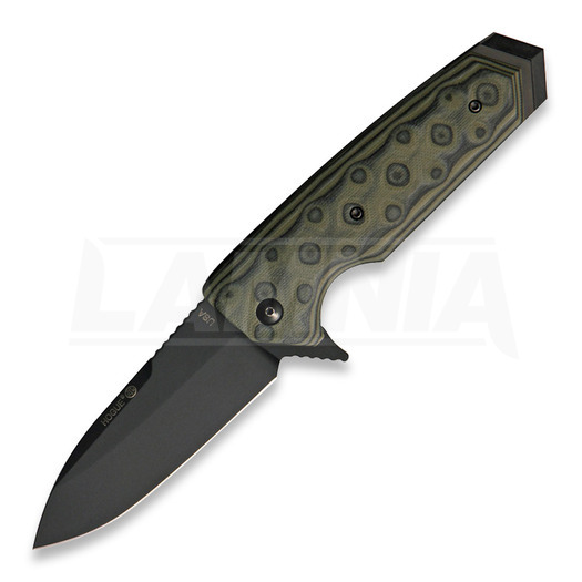 Skladací nôž Hogue EX02 Knife Spear Point Flipper Green G-Mascus