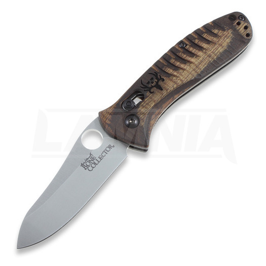 Benchmade Bone Collector Mini Folder foldekniv, wood 15030-2