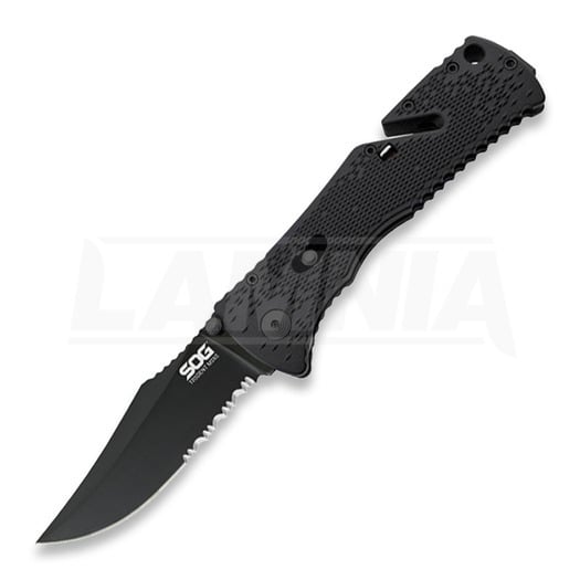 SOG Trident Mini - Partially Serra kääntöveitsi SOG99588