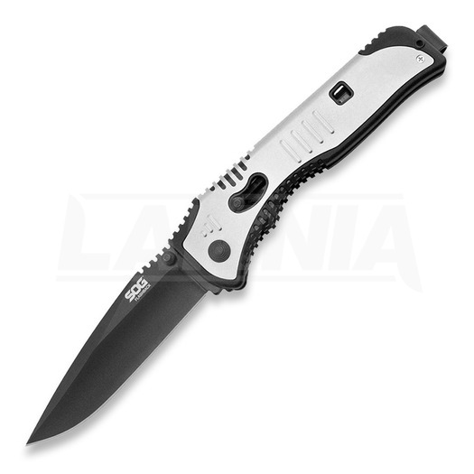 SOG Flashback Drop Point foldekniv, blak TiNi SOG99882