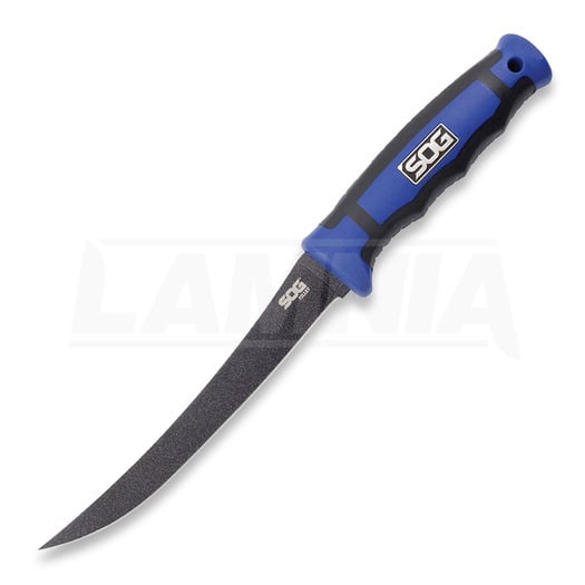 มีดจับปลา SOG Fillet Knife 6" Blue Handle SOG-FLT31KCP