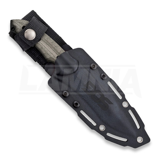 SOG Kiku 4.5 Small Fixed Blade, negru SOGKU2002