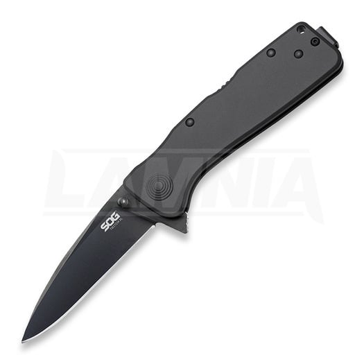 Πτυσσόμενο μαχαίρι SOG Twitch XL A/O Black Drop Point SOGTWI21BX