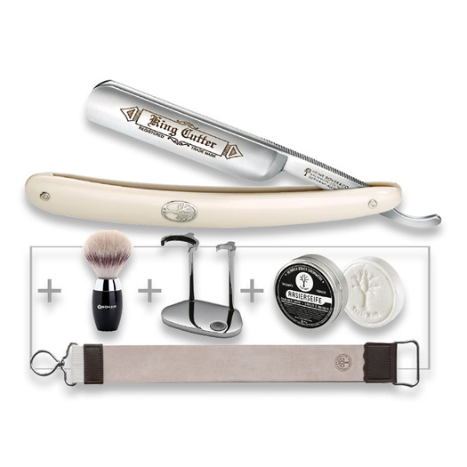 Böker King Cutter white with Care Set 140624SET