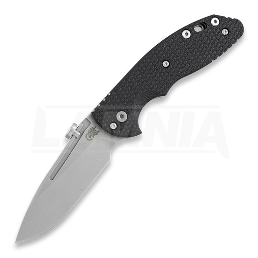 Πτυσσόμενο μαχαίρι Hinderer XM Slippy Slicer, stonewashed, μαύρο