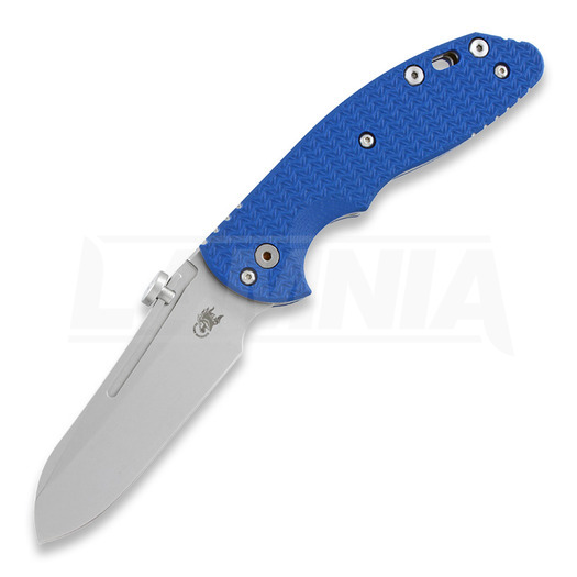 Hinderer XM Slippy Sheepsfoot összecsukható kés, kék