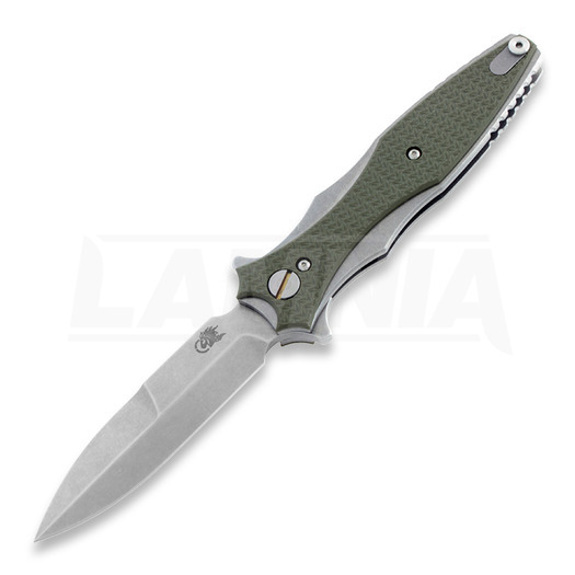 Πτυσσόμενο μαχαίρι Hinderer Maximus Bayonet, stonewashed, od green