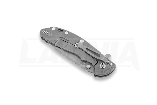 Hinderer XM-24 Skinny Slicer összecsukható kés, working finish, black