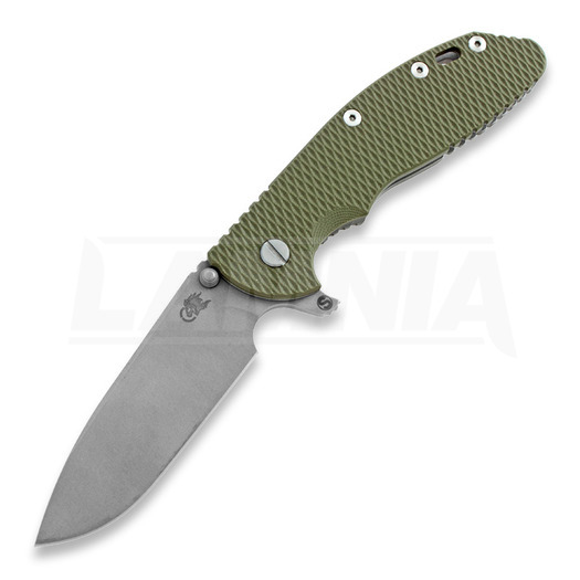 Skladací nôž Hinderer XM-24 Skinny Slicer, working finish, od green