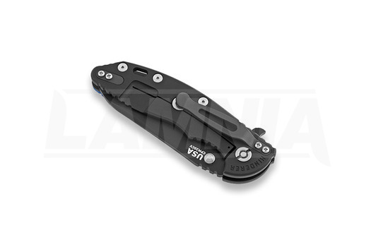 Hinderer XM-18 3.5 Gen4 Sheepsfoot DLC foldekniv, blå