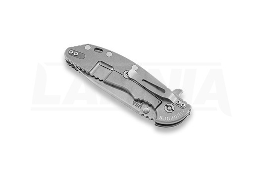 Saliekams nazis Hinderer XM-24 4.0 Skinny Slicer, stonewash, melns