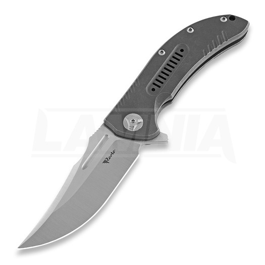 Reate Valhalla folding knife, hollow handle, satin