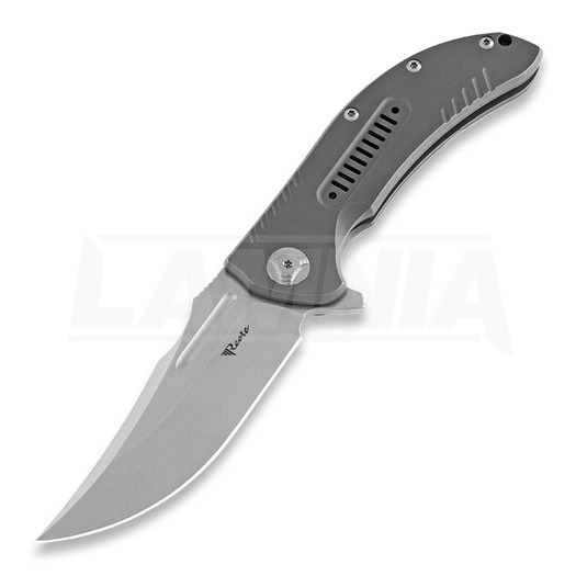 Reate Valhalla folding knife, hollow handle, stonewash