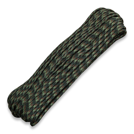 Atwood Paracord 550, Woodland Camo 30,5m