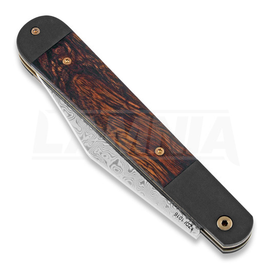 Cheburkov Poputchik Damascus Ironwood foldekniv