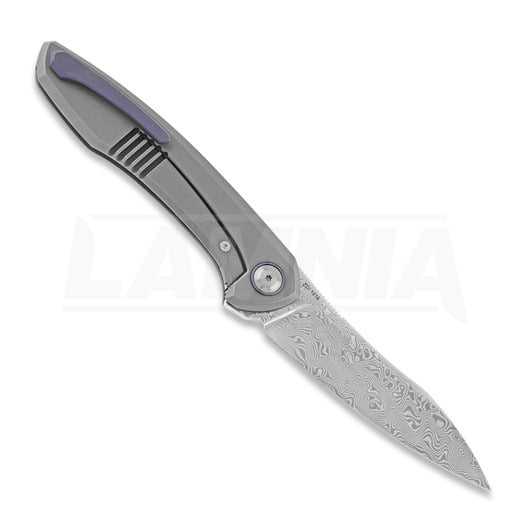 Nóż składany Cheburkov Russkiy Damascus, purple pivot