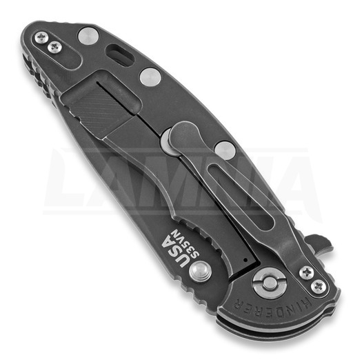 Hinderer XM-18 3.5 Gen4 Spanto DLC foldekniv, svart