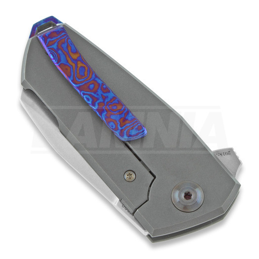 Zavírací nůž Cheburkov Bulldog M390 Timascus clip and spacer