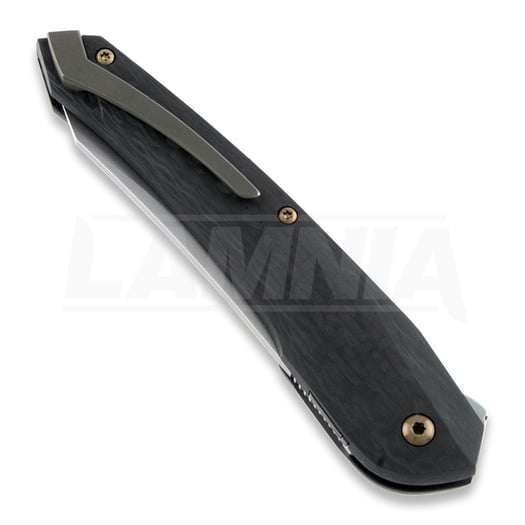 Cheburkov Cobra M390 foldekniv, carbon fibre