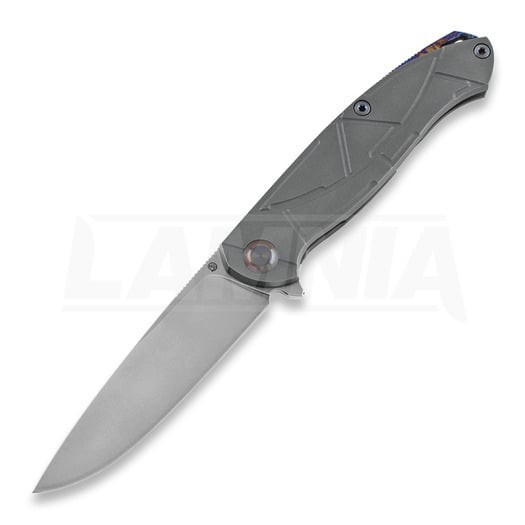 Πτυσσόμενο μαχαίρι Cheburkov Scout M390 Titanium, timascus clip and spacer