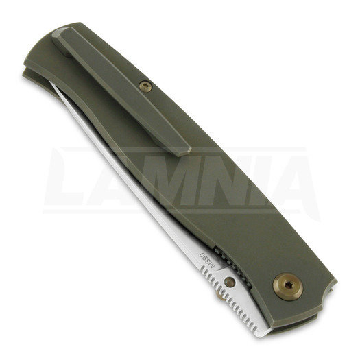 Cheburkov Strizh small M390 Bronze Titanium foldekniv