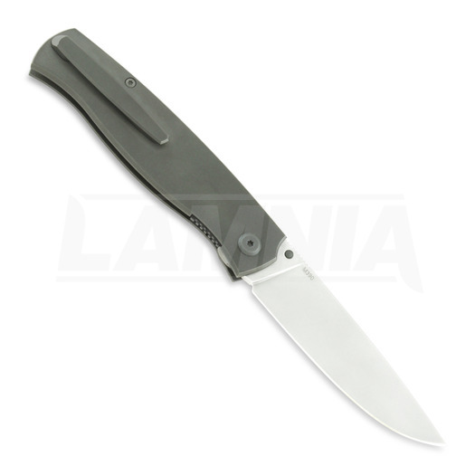 Cheburkov Strizh small M390 Titanium foldekniv, Carbon Fiber Inlay