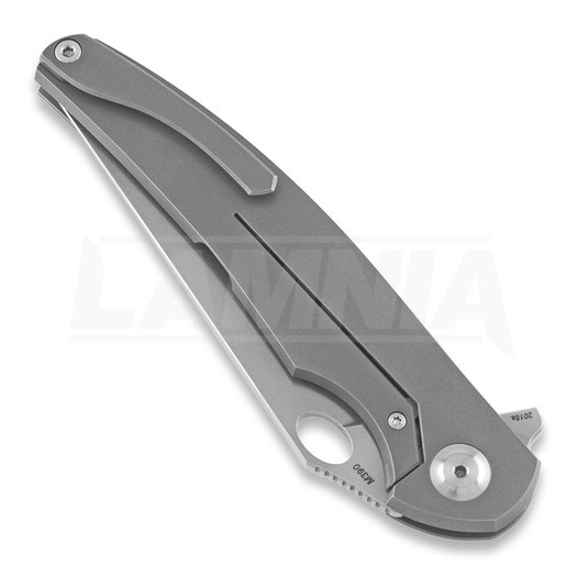 Cheburkov Voron M390 foldekniv, Black Carbon Fibre