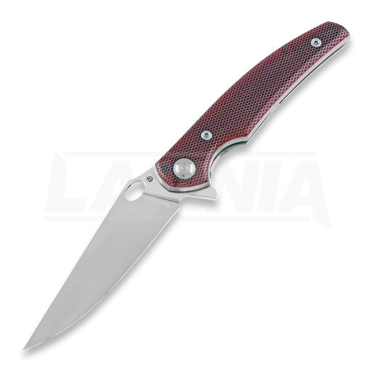 Cheburkov Voron M390 foldekniv, Red C-TEC