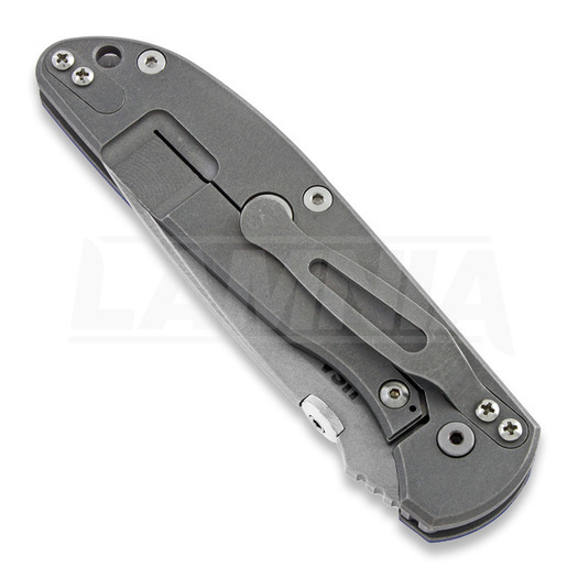 Hinderer Firetac Spearpoint vouwmes, working finish, blauw