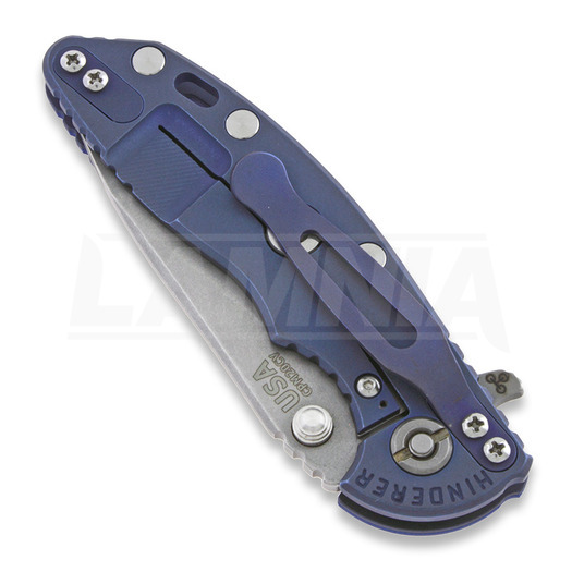 Briceag Hinderer XM-18 3.0 Gen 4 Slicer, battle blue, albastru