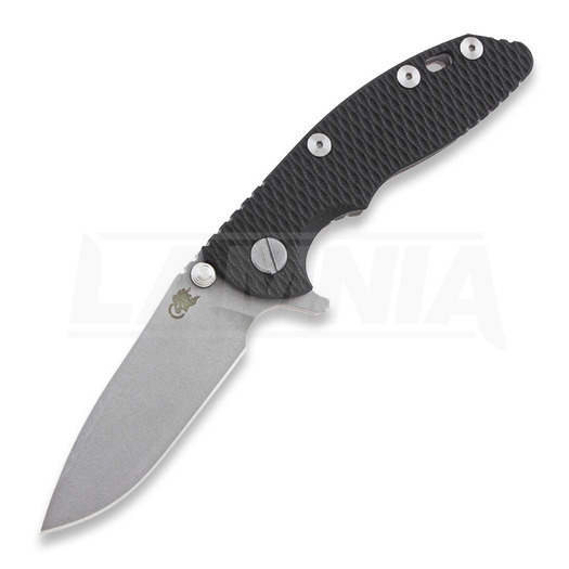 Briceag Hinderer XM-18 3.0 Gen 4 Spearpoint, working finish, negru