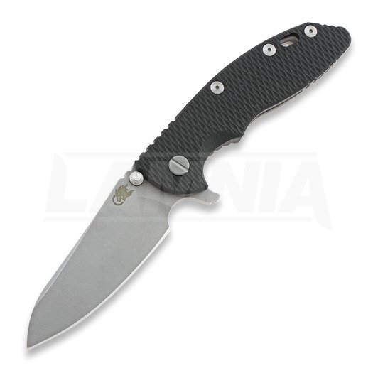 Skladací nôž Hinderer XM-18 3.5 Gen6 Sheepsfoot, working finish, čierna