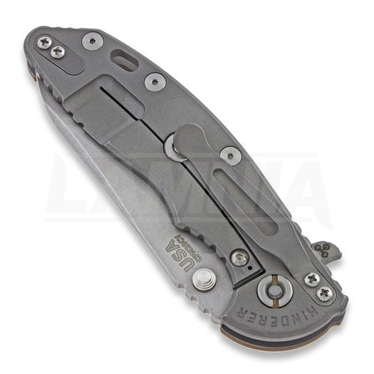 Saliekams nazis Hinderer XM-18 3.5 Gen6 Sheepsfoot, working finish, coyote