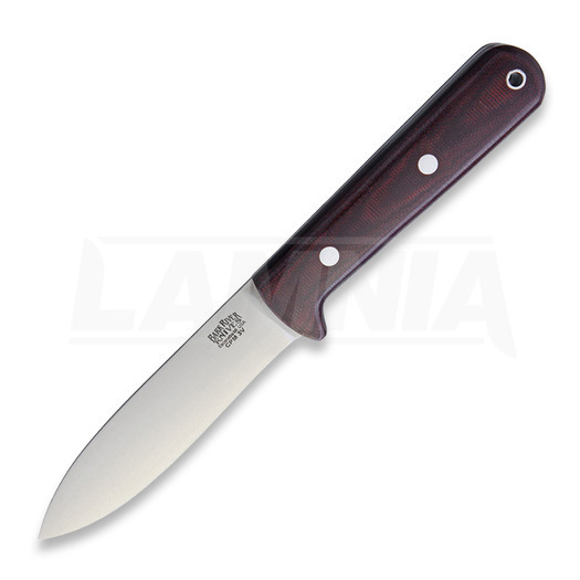 Bark River Kephart CPM3V kniv, Burgundy Canvas Micarta