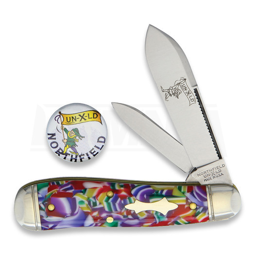 Coltello pieghevole Great Eastern Northfield Bird Dog Mardi Gras