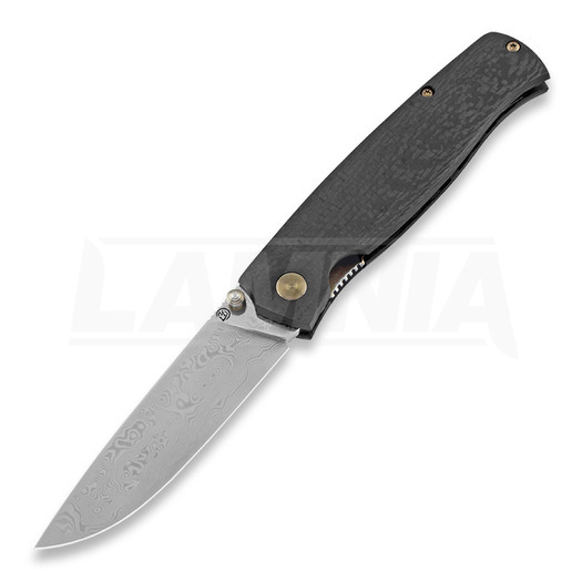 Πτυσσόμενο μαχαίρι Cheburkov Strizh small Damascus, Carbon Fibre