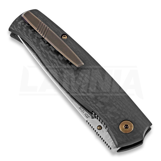 Nóż składany Cheburkov Strizh small Damascus, Carbon Fibre