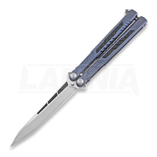 Maxace Pelican Tanto butterfly knife, blue